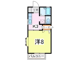 ベルメゾン藤IIの間取り