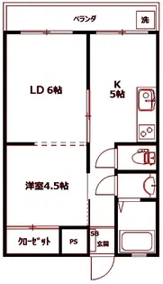森マンション【2階】の間取り