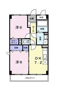 ニューホープ21【2階】の間取り