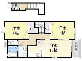 エレガンスガーデン【2階】の間取り
