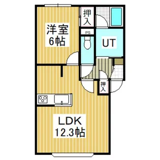 ライトフル【1階】の間取り
