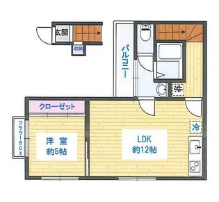 コーリス・ビリーデス【2階】の間取り