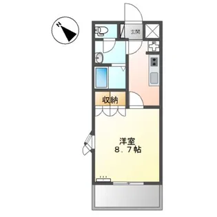 ラフォーレ【2階】の間取り
