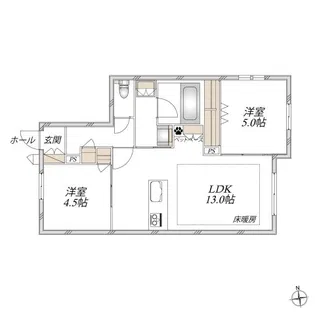 L’ETOILE【1階】の間取り