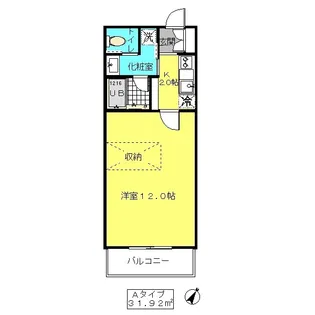 ソレアード上鷺【1階】の間取り