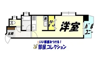シェリール片野通り【5階】の間取り