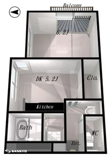 山形県山形市相生町【マンション】の間取り
