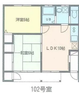 K・Sロイヤルハイツ【1階】の間取り