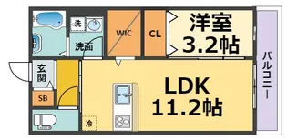 兵庫県西宮市今津大東町【マンション】の間取り