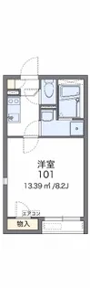 レオネクストフローレンス愛【2階】の間取り