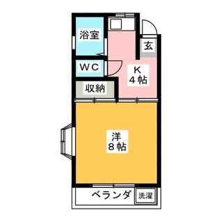 ファミール西所沢【2階】の間取り