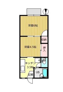 レピュート金山新【1階】の間取り