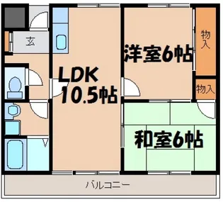 センチュリー鹿籠【3階】の間取り