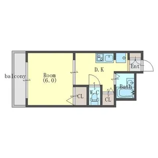 トレヴィハイツ【1階】の間取り
