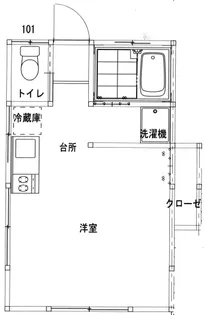 メゾンソレイユ【1階】の間取り