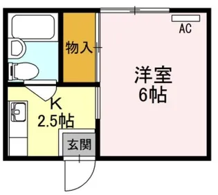 福島ハイツ【1階】の間取り