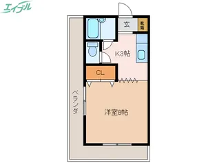 コーポ阪本【2階】の間取り