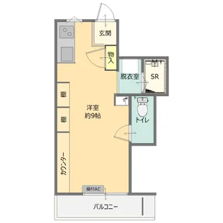 カシマハイツ2【2階】の間取り