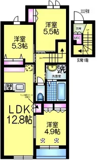 千葉県松戸市日暮3【マンション】の間取り