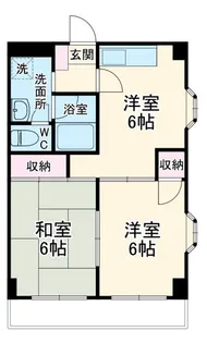 フレンドリーパレス【2階】の間取り