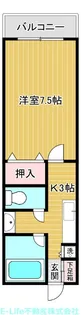 パレドール健軍II【3階】の間取り