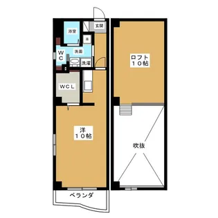 パレ・ジュイール【5階】の間取り