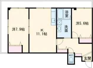 レレーヴ・ヴィオレ【3階】の間取り