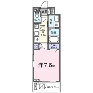 滋賀県大津市大萱5【アパート】の間取り