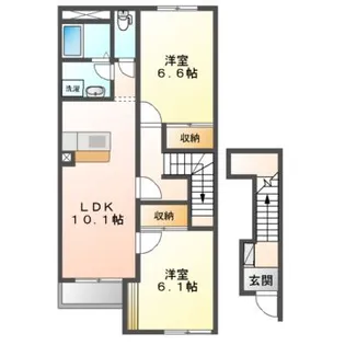 プロスパ ハイム【2階】の間取り