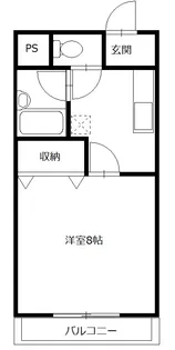 ピュアハイツ【1階】の間取り