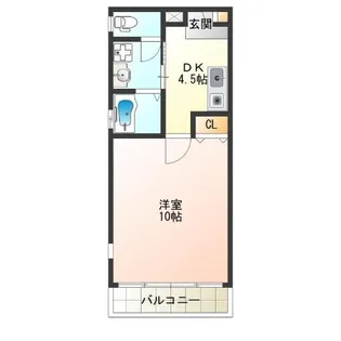 ステージM岸里【3階】の間取り