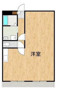 コーポ桃太郎【1階】の間取り