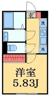 カインドネス稲毛【3階】の間取り