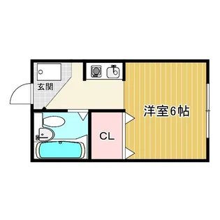 パームハイツ【2階】の間取り