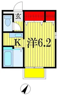 レカン 壱番館【2階】の間取り