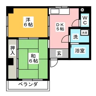 エステイト柴田【2階】の間取り