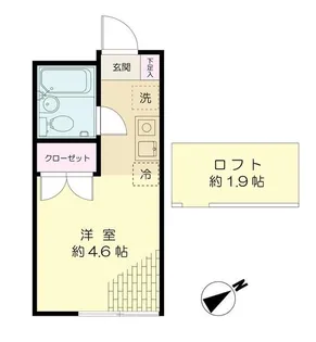 エンゼルハイム【1階】の間取り