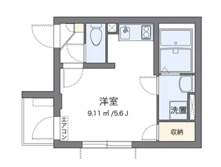 クレイノゼファー【3階】の間取り