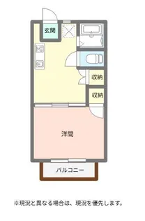クマヤハイツ【2階】の間取り