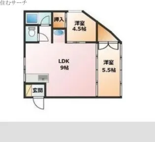 八まきビル【4階】の間取り