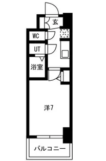 ソルテラスOSAKA緑橋クレスト【2階】の間取り