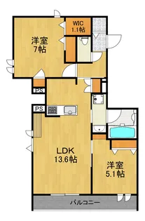 La Gracieuse【3階】の間取り