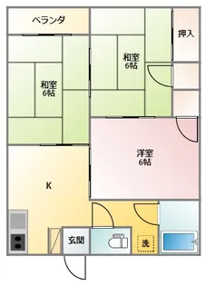 サンシャイン榛名【1階】の間取り