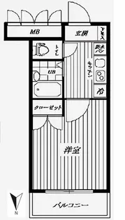 ソアブール西早稲田【4階】の間取り