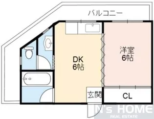 マルシンビル【4階】の間取り