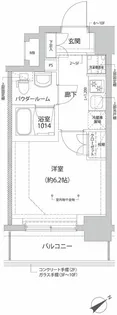 RELUXIA横濱反町【2階】の間取り