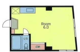 1Rの間取り画像