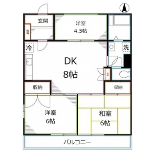 第五荒田ビル【3階】の間取り