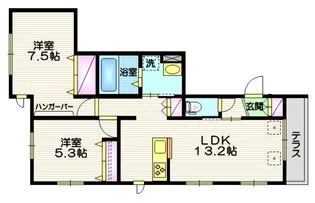 EXCEL MIRAI 20【1階】の間取り