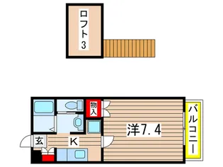 ホワイトメゾン【1階】の間取り
